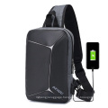 Wholesale Newest Polyester Men Chest Bag USB Single Shoulder Sling Bag